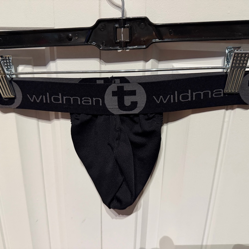 Wildman T Men’s Black Pouch G-String
